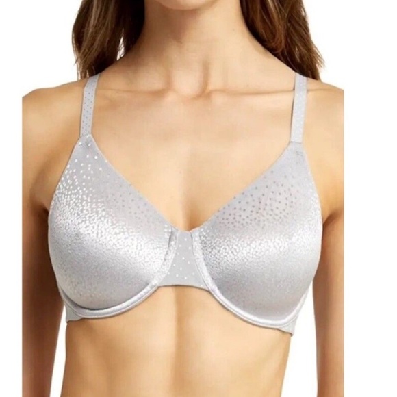 Wacoal 855303 Back Appeal Smoothing Underwire Bra Silver Sconce Size 34DDD - Picture 1 of 9